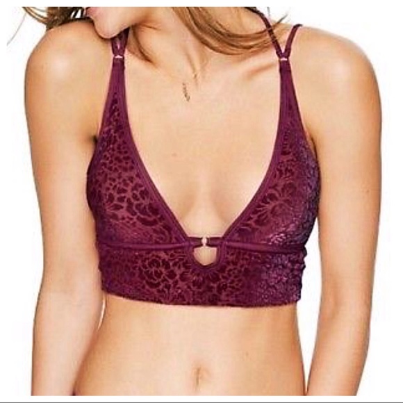 Sexy VS Pink Velvety Velour Bralette - Picture 2 of 4